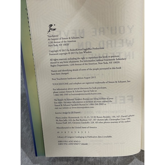 You're Never Weird on the Internet (Almost): A Memoir - HC/DJ Ex Library - Picture 7 of 7